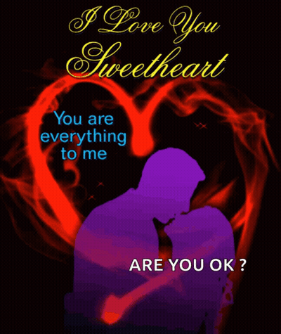 Poster Saying I Love You Sweetheart GIF