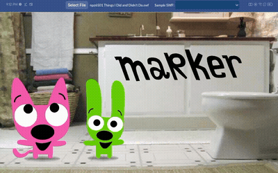 Poster Saying Marker Behind Them GIF