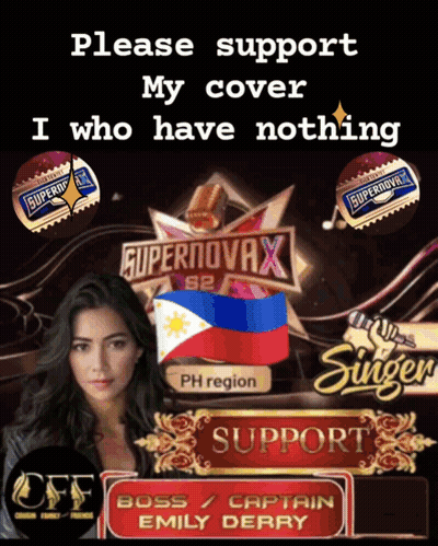 Poster Saying Please Support My Cover GIF