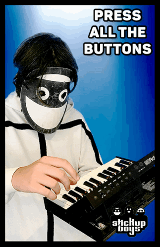Poster Saying Press All The Buttons GIF