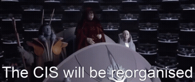 Poster Saying The Cis Will Be Reorganised