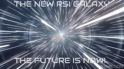 Poster Saying The New Rs Galaxy The Future Is Now GIF
