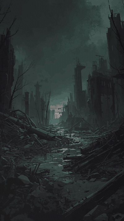 Poster Saying The Stage Being Set Conquest For The Great Tribulation GIF