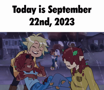 Poster Saying Today Is September 22Nd 2022 GIF