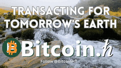 Poster Saying Transacting For Tomorrow's Earth GIF