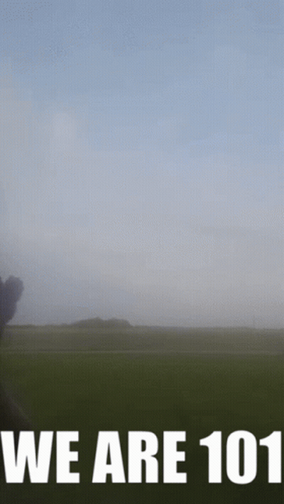 Poster Saying We Are 101 GIF