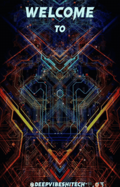 Poster Saying Welcome to Deepvibeshitech