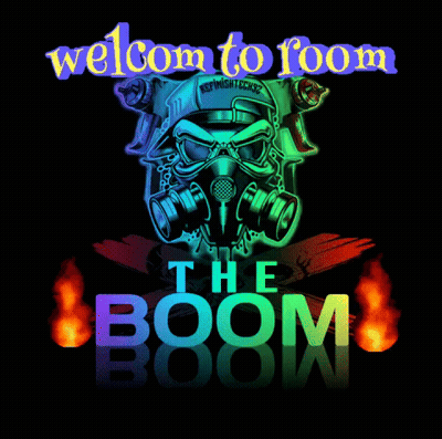 Poster Saying Welcome To Room And The Boom GIF