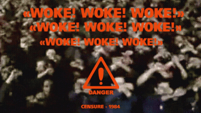 Poster Saying Woke GIF