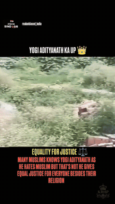 Poster Saying Yogi Adityanath Ka Up