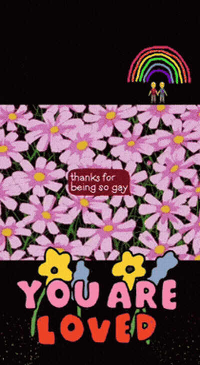 Poster Saying You Are Loved GIF