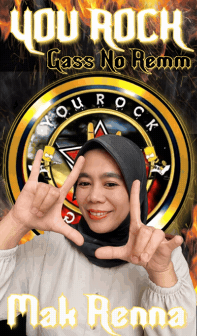 Poster Saying You Rock Gass No Remm GIF