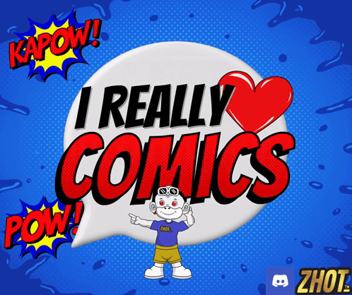 Poster That Says I Really Comics GIF