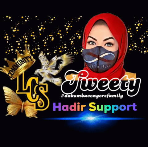 Poster With Woman Wearing Face Mask And Words Tweety GIF