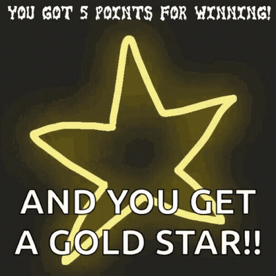 Poster You Got 5 Points For Winning GIF