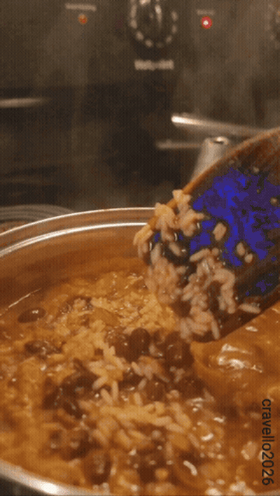 Pot Of Soup Stirred With Spatula 2020 GIF