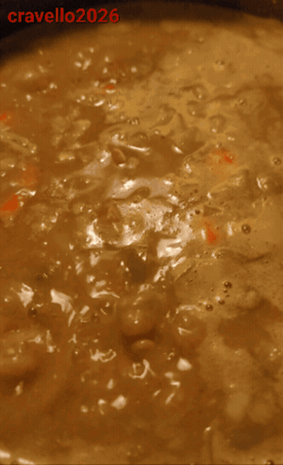Pot Of Soup With Beans GIF