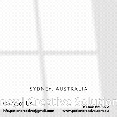 Potion Creative Graphic Design Advertisement Sydney Australia GIF