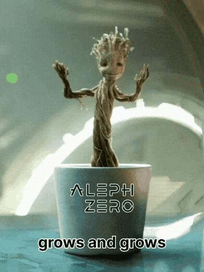 Potted Plant Alph Zero Grows And Grows GIF