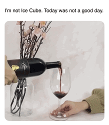 Pouring Happy Birthday Wine GIF