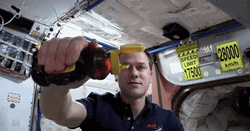 Pouring Honey On Space GIF