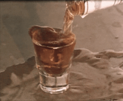 Pouring Liquor Into Shot Glass GIF