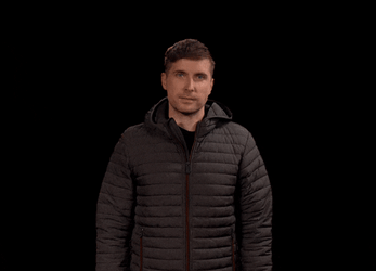 Pouring Rain Soaked Man GIF