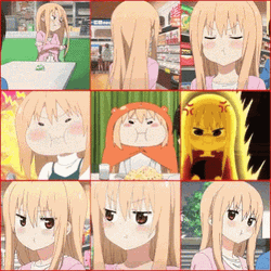 Pouty Lips Himouto! Umaru-Chan GIF