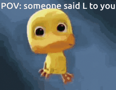 POV Someone Said L To You GIF