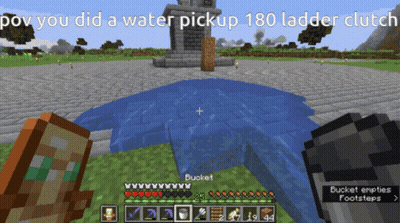 POV You Did A Water Pickup 180 Ladder Clutch GIF