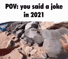  Pov You Made Joke Year 2021  GIF