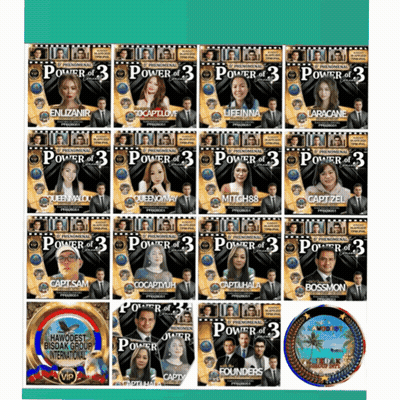 Power Of 3 Posters With People GIF