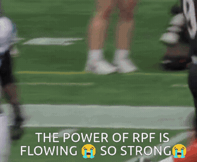 Power Of RPF Flowing Strong Football Game GIF