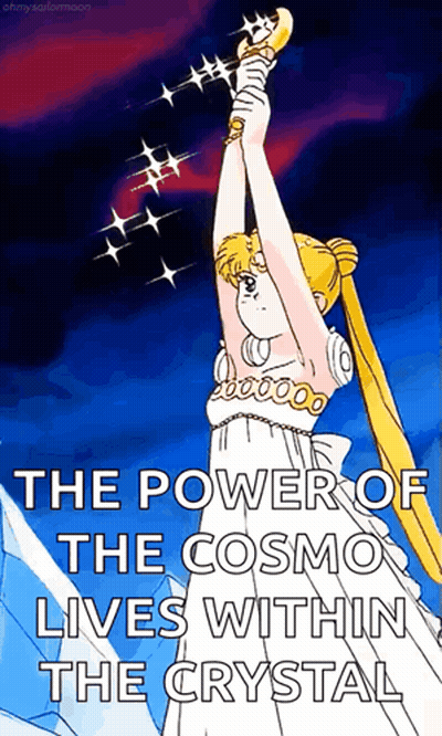 Power Of The Cosmo Lives Within The Crystal GIF