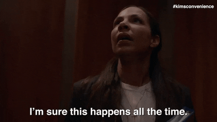 Power Out Angry Lady Stuck In Elevator GIF