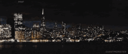 Power Out Cityscape Black Out GIF