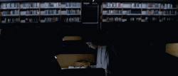 Power Out Library Lights Flickering GIF