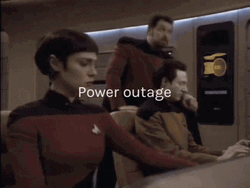 Power Outage In Star Trek GIF