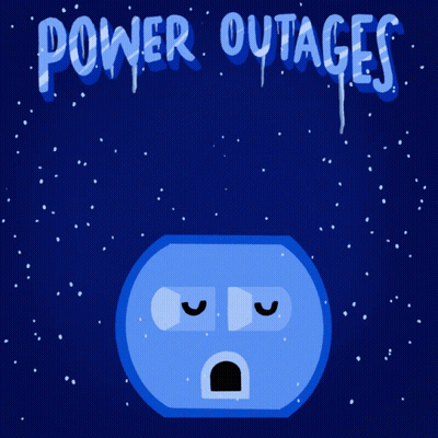 Power Outages Result From Climate Change Freezing GIF