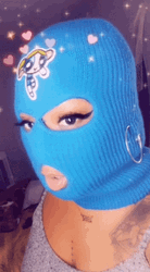 Power Puff Girls Bubbles Ski Mask GIF