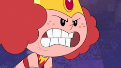 Power Puff Girls Princess Morbucks Grinding Teeth Angry