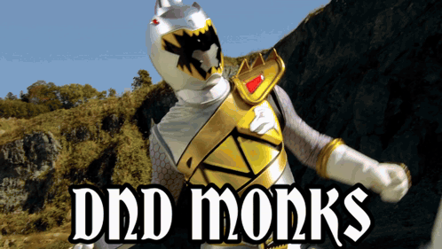 Power Ranger DND Monks GIF