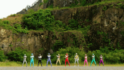 Power Ranger Explosive Roll Call GIF