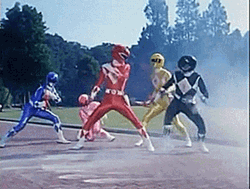 Power Ranger Team GIF