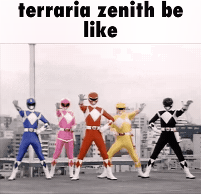 Power Rangers Dancing In Front Of House GIF
