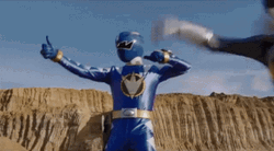 Power Rangers Different Poses GIF