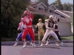 Power Rangers Funny Dance GIF