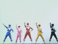 Power Rangers Icons Badges GIF