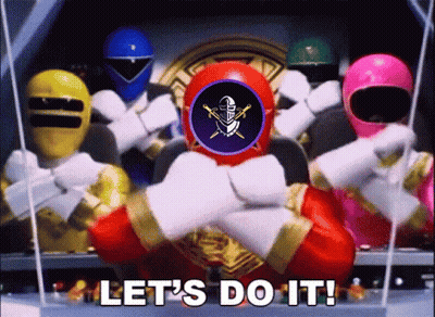 Power Rangers Let's Do It GIF
