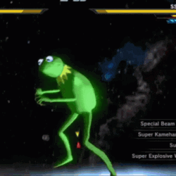 Power Up Dragon Ball Xenoverse 2 Kermit The Frog Mod GIF